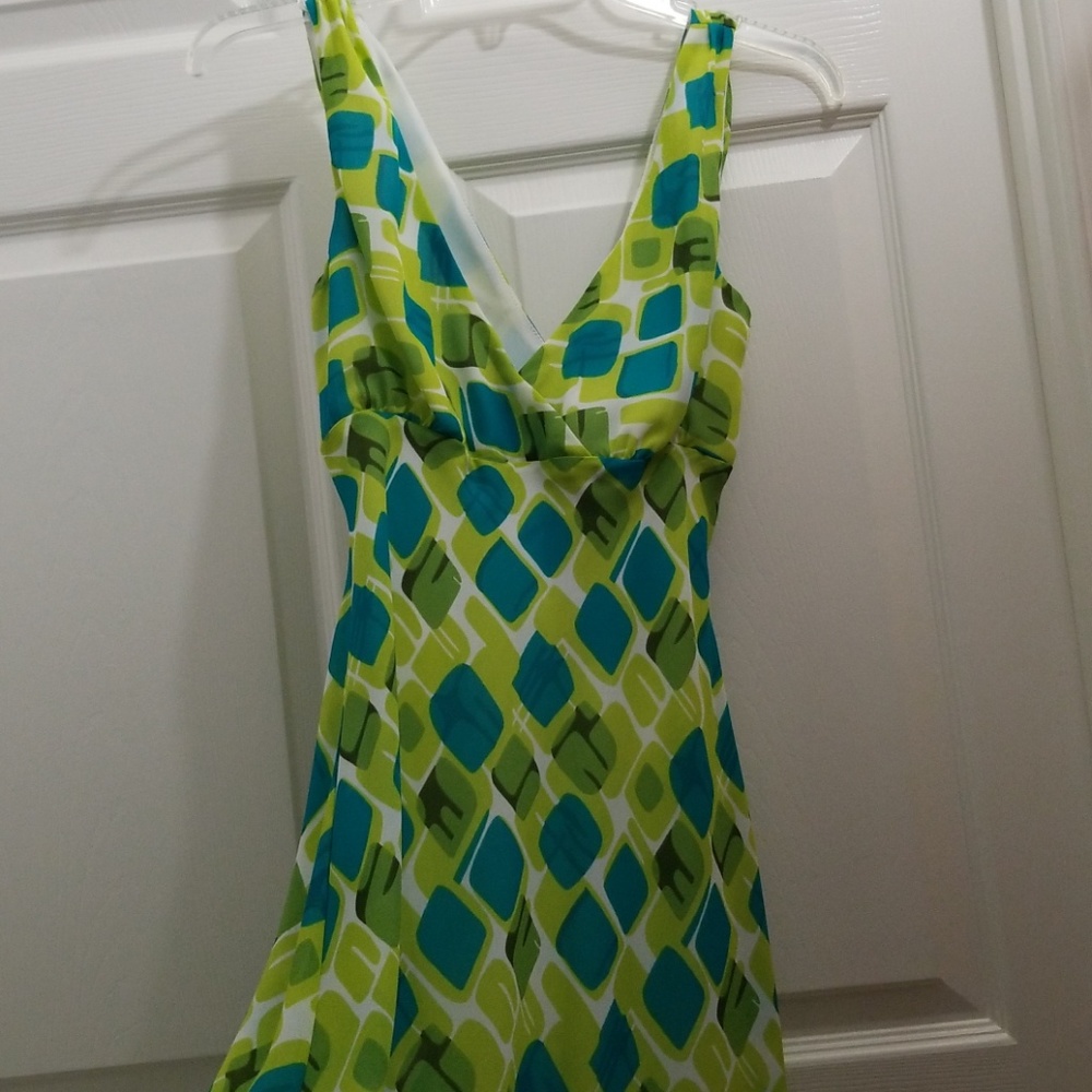 BCBG MaxAzria Surplice Fit & Flare Spring Dress